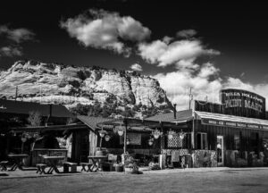 Achat de photo de magasin antique à Hills Hollow dans l'Utah en noir et blanc