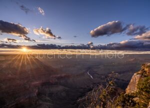 Achat de photo de coucher de soleil au Grand Canyon