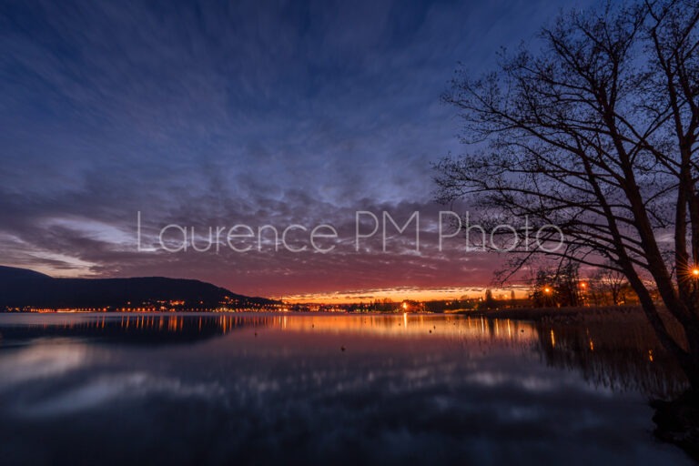 Coucher de soleil à Annecy - Boutique de tirages d'art - Photos de