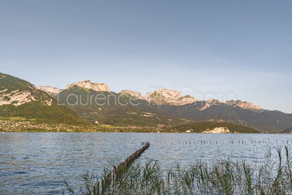 Achat de photo du lac d'Annecy avec vue sur la Tournette