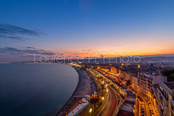Achat de photo de coucher de soleil à Nice