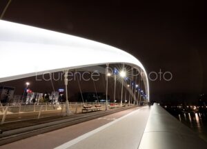 Achat de photo urbaine de Lyon Confluences de nuit en édition limitée