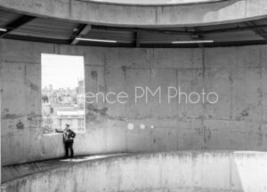 Achat de photo d'architecture à Canary Wharf en noir et blanc